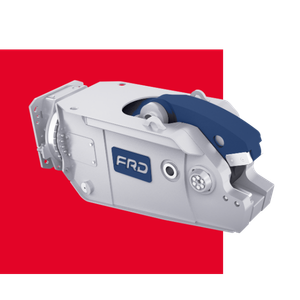 Schienenknacker FRD RC22 auf rotem Hintergrund
